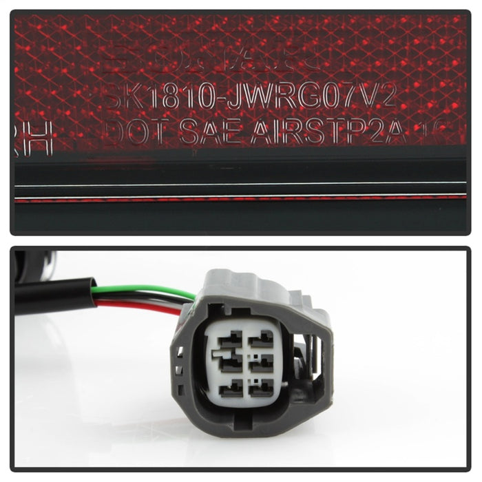 Feux arrière à LED pour Jeep Wrangler Version 2 Spyder 07-16 - Noir (ALT-YD-JWA07V2-LBLED-BK)