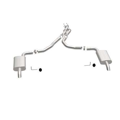 Échappement Cat-Back perforé en acier inoxydable à double sortie arrière pour moteur Chevy Corvette V8 5,7 L MagnaFlow 75-79