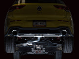 Échappement AWE 2022 VW GTI MK8 Touring Edition - Embouts chromés argentés