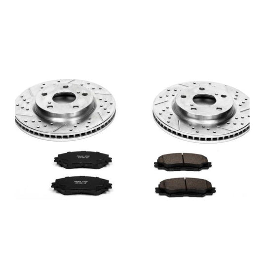 Power Stop 10-12 Lexus HS250h Front Z23 Evolution Sport Brake Kit