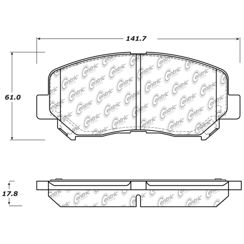 Plaquettes de frein avant StopTech Street Touring 13-14 Dodge Dart/Jeep Cherokee
