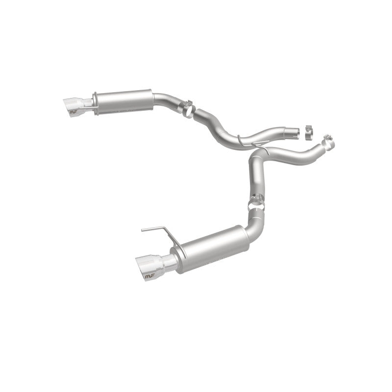 Essieu arrière MagnaFlow, SS, 3 po, compétition, embout poli double division de 4,5 po, Ford Mustang GT V8 5.0 2015