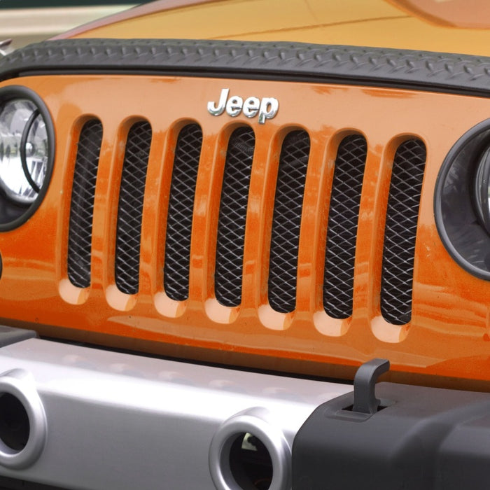 Grille de calandre Rugged Ridge noire pour Jeep Wrangler 07-18