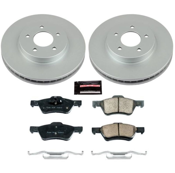 Kit de freins Power Stop 10-12 Ford Escape avant Z17 Evolution Geomet avec revêtement