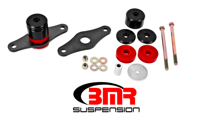BMR 15-17 S550 Mustang Motor Mount Kit (Polyurethane) - Black Anodized BMR Suspension