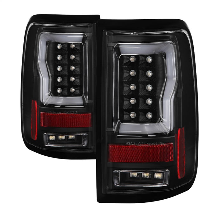 Feux arrière de projecteur Spyder 04-08 Ford F-150 - Barre lumineuse DRL LED - Noir ALT-YD-FF15004V2-LBLED-BK