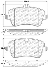 Plaquettes de frein StopTech Performance