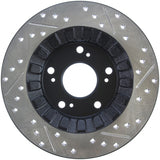 StopTech 00-09 S2000 Slotted & Drilled Right Rear Rotor