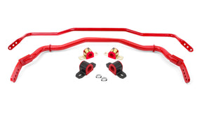 BMR 15-22 S550 Mustang Sway Bar Kit with Bushings  Front and Rear Red BMR Suspension