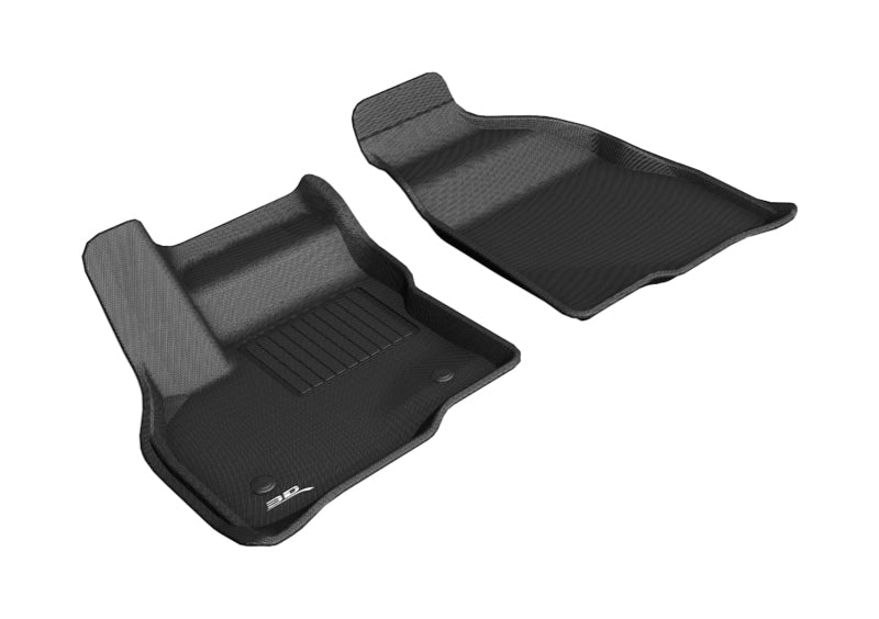 Tapis de sol Chevrolet Bolt Ev Kagu 1ère rangée 3D MAXpider 2017-2020 - Noir modèle 3D