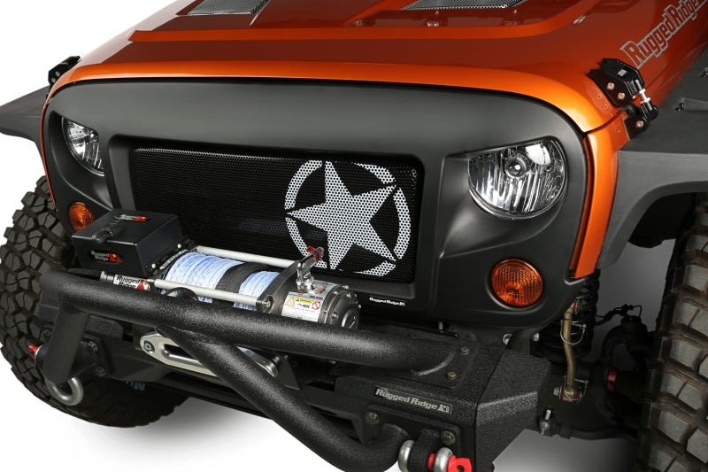 Grille de calandre Rugged Ridge Star 07-18 Jeep Wrangler