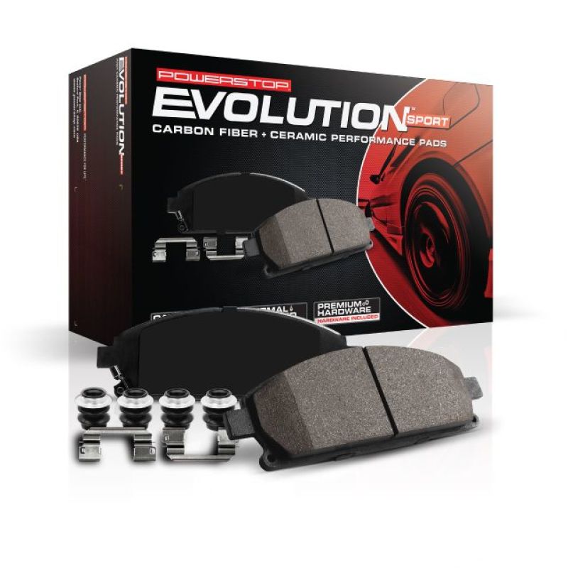 Power Stop 17-19 Genesis G80 Rear Z23 Evolution Sport Brake Pads w/Hardware