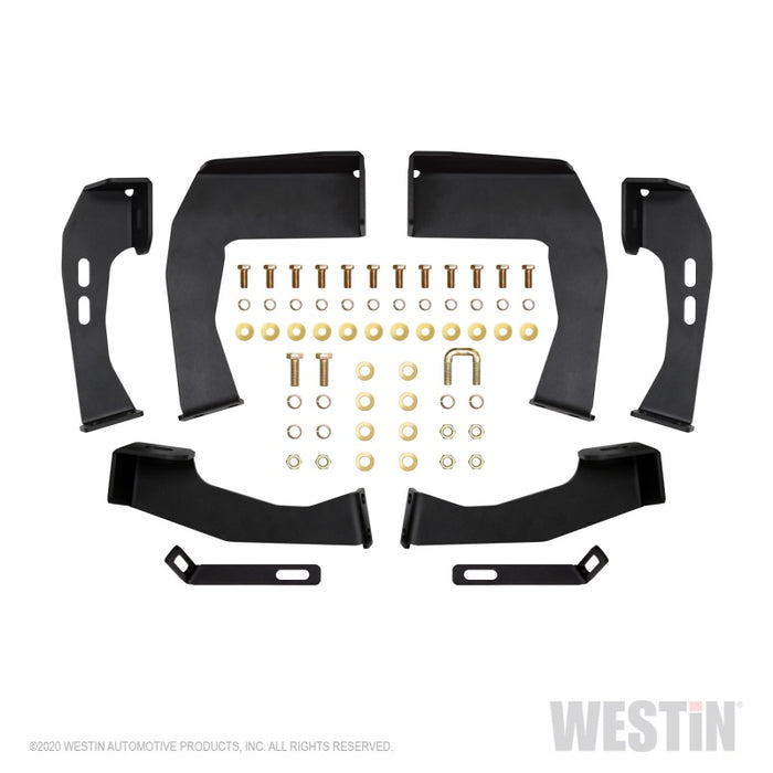 Marchepieds Westin 99-13 Chevy/GMC Silverado/Sierra 1500 Ext Cab HDX Nerf - Noir texturé