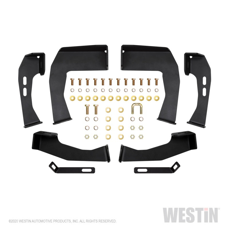 Marchepieds Westin 04-13 Chevy Silverado 1500 Crew Cab HDX en acier inoxydable - Noir texturé