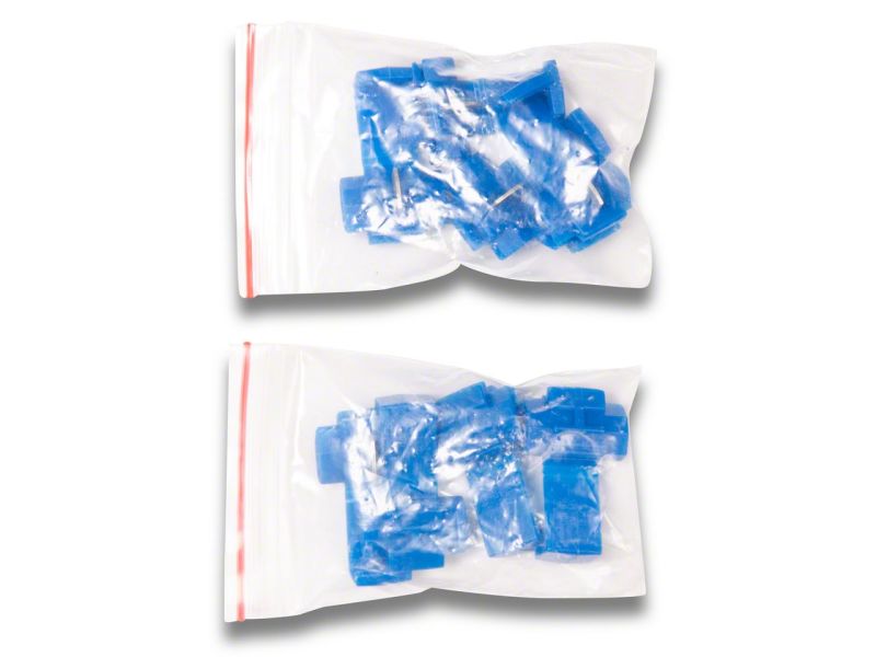 Phares de projecteur à LED Raxiom 05-09 Ford Mustang à l'exclusion de la GT500 - Boîtier noir (lentille transparente)