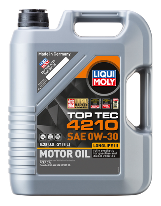 Huile moteur LIQUI MOLY Top Tec 4210 SAE 0W30 5L