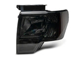 Raxiom 09-14 Ford F-150 Axial OEM Style Rep Headlights- Chrome Housing- SmokedLens