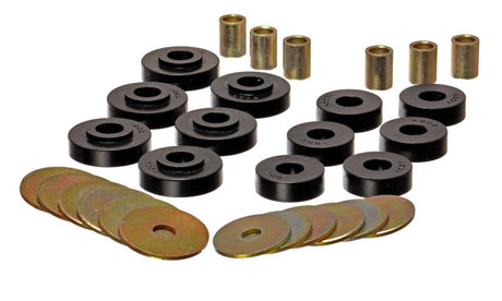 Ensemble de supports de carrosserie noirs Energy Suspension GM Corvette