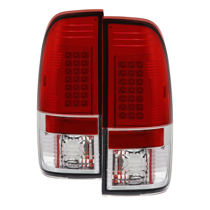 Feux arrière LED Spyder Ford F150 côté 97-03/F250/350 Duty 99-07 Rouge Clair ALT-YD-FF15097-LED-RC