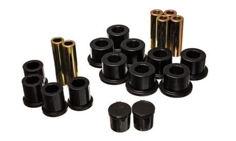 Ensemble de bagues de ressort arrière Energy Suspension - Noir