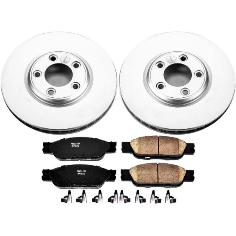 Kit de freins Power Stop 03-04 Jaguar S-Type avant Z17 Evolution Geomet avec revêtement