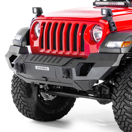 Pare-chocs avant pleine largeur Go Rhino 07-20 Jeep Wrangler JL/JLU/JK/JKU/Gladiator JT Trailline