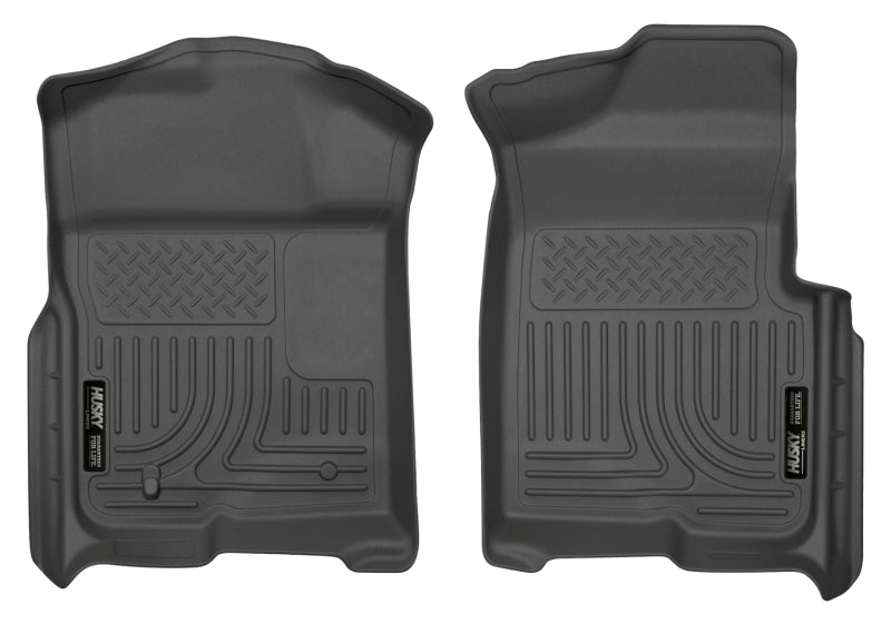 Revêtements de sol noirs Husky Liners 09-12 pour Ford F-150 Regular/Super/Super Crew Cab WeatherBeater