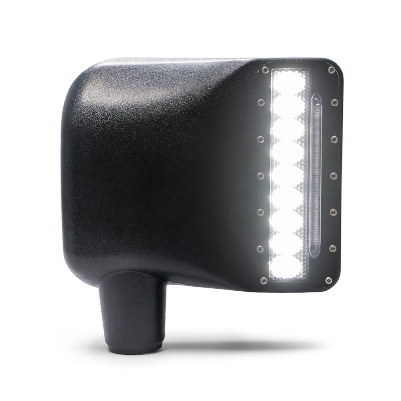 Boîtier de rétroviseur LED DV8 Offroad 07-18 Jeep Wrangler JK avec option de clignotant