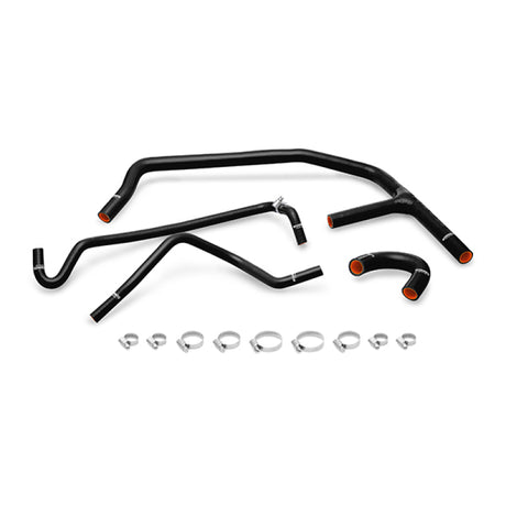 Kit de tuyaux auxiliaires en silicone noir Mishimoto 15+ Ford Mustang EcoBoost