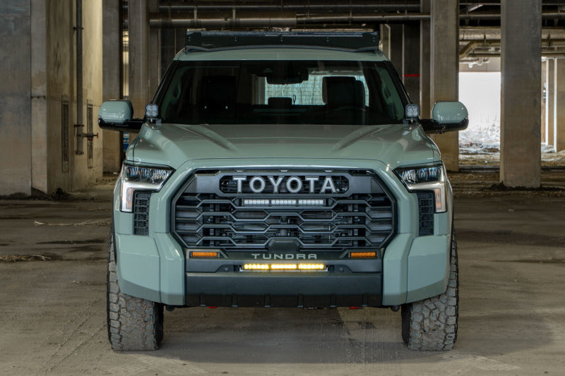 Ensemble de barres lumineuses pour pare-chocs Toyota Tundra Stealth 2022 de Diode Dynamics – Combo ambre