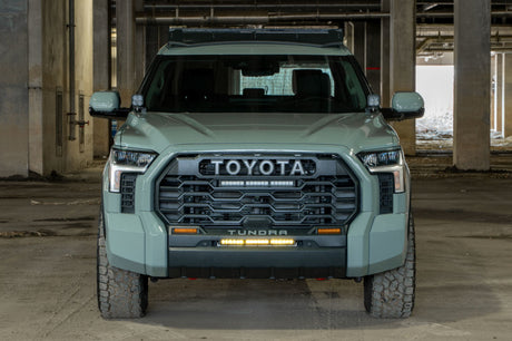 Ensemble de barres lumineuses pour pare-chocs Toyota Tundra Stealth 2022 de Diode Dynamics – Combo ambre