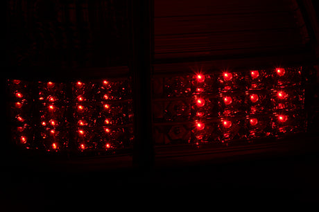 Feux arrière à LED ANZO 1998-2005 Toyota Land Cruiser Fj Rouge/Clair G2