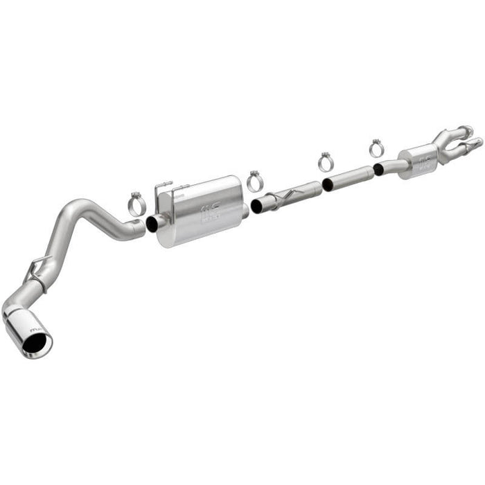 Échappement Cat-Back MagnaFlow 2020 Ford F250/F350 3,5 pouces Street Series pour sortie passager arrière - Embout poli