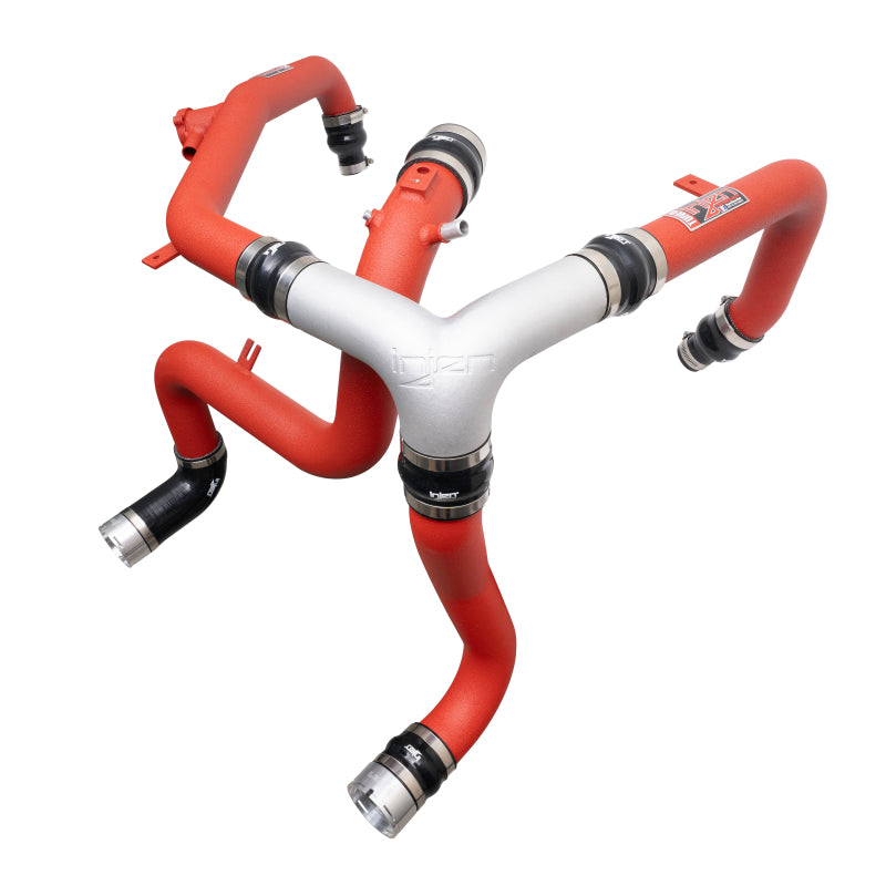 Tuyaux d'échangeur intermédiaire Injen 21-23 Ford Bronco 2,7 L V6 (TT) EcoBoost SES - Rouge froissé