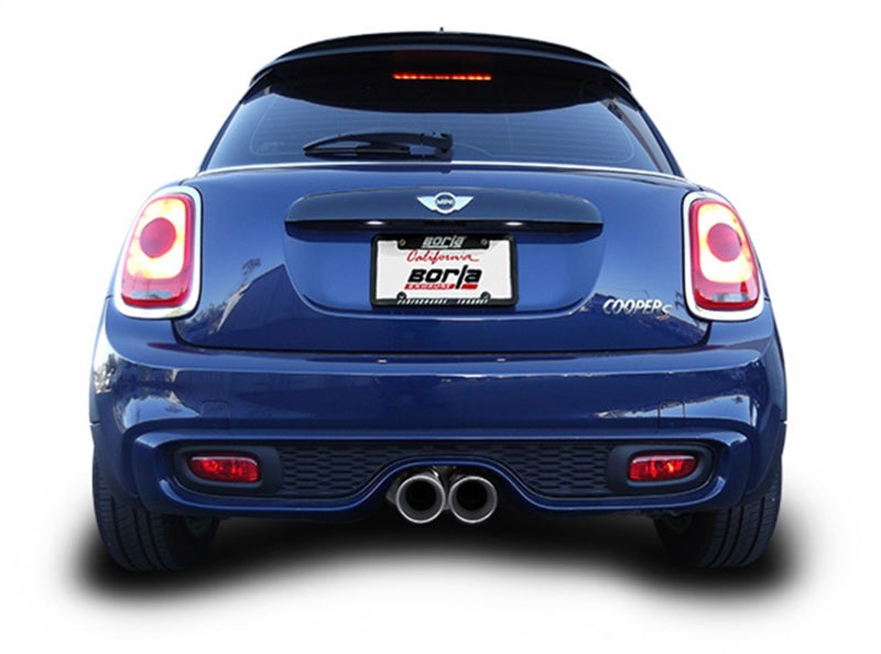 Borla 14-15 Mini Cooper S F56 2.0L Turbo AT/MT FWD 2DR 2.5in Touring Section arrière Échappement Embouts 4in