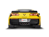 Ligne d'échappement Akrapovic 14-17 Chevrolet Corvette Z06 (C7) Slip-On (titane) avec embouts en carbone