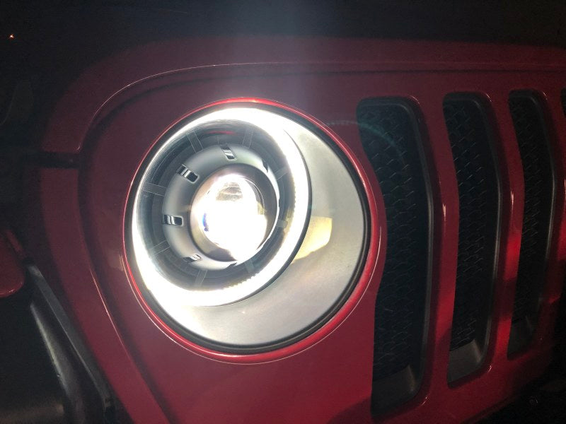 Phares de projecteur Oracle Oculus Bi-LED pour Jeep JL/Gladiator JT - Noir mat - 5 500 K VOIR LA GARANTIE