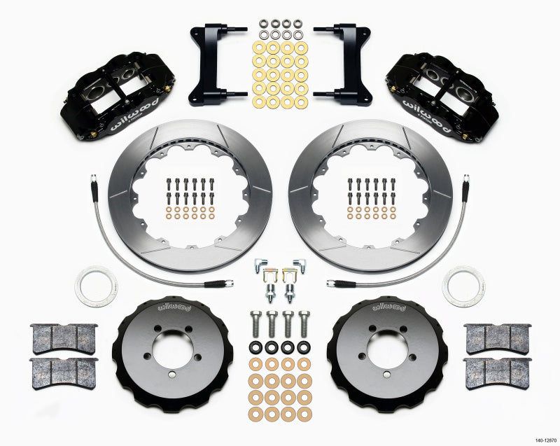 Kit de capot avant Wilwood Narrow Superlite 6R 12,88 pouces 2012-Up Toyota / Scion FRS avec lignes