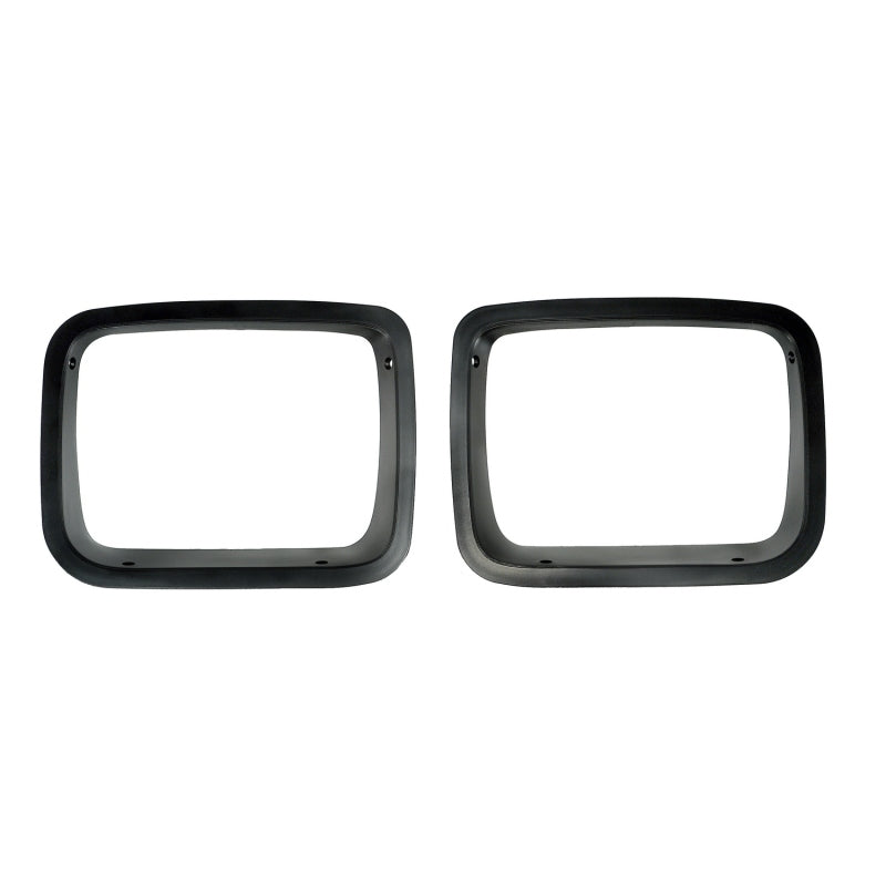 Rugged Ridge Headlight Bezels Black 87-95 Jeep Wrangler YJ