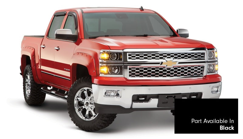 Bushwacker 16-18 Chevy Silverado 1500 Fleetside style Pocket Flares 4 pièces 69,3 po - Noir