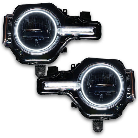 Oracle 21-22 Ford Bronco Headlight Halo Kit w/DRL Bar - Base Headlights -w/No Cntrl