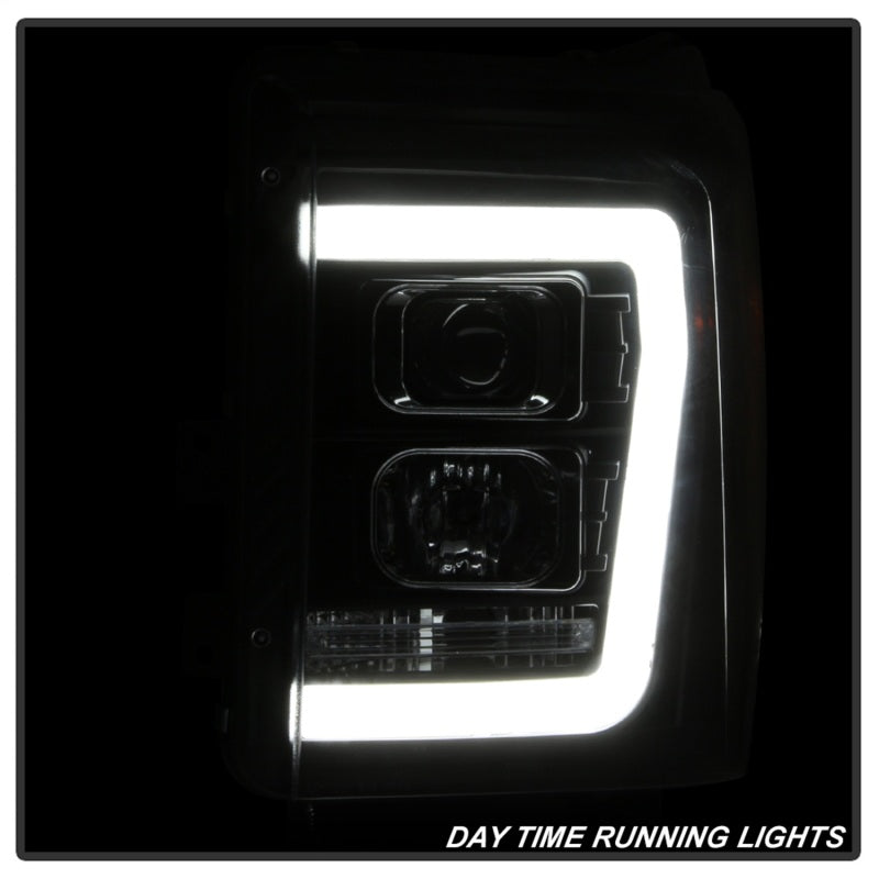 Phares de projecteur Spyder Ford F-250/F-350/F450 Super Duty 11-16 V2 - Noir (PRO-YD-FS11V2-LB-BK)