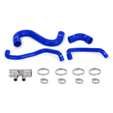 Durite de radiateur inférieure en silicone Mishimoto pour Ford Mustang GT 2015+ - Bleu