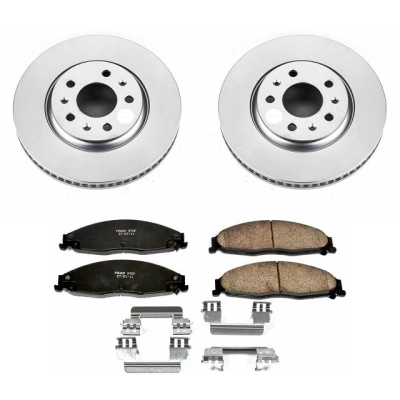 Kit de freins Power Stop 03-05 Cadillac CTS avant Z17 Evolution Geomet avec revêtement