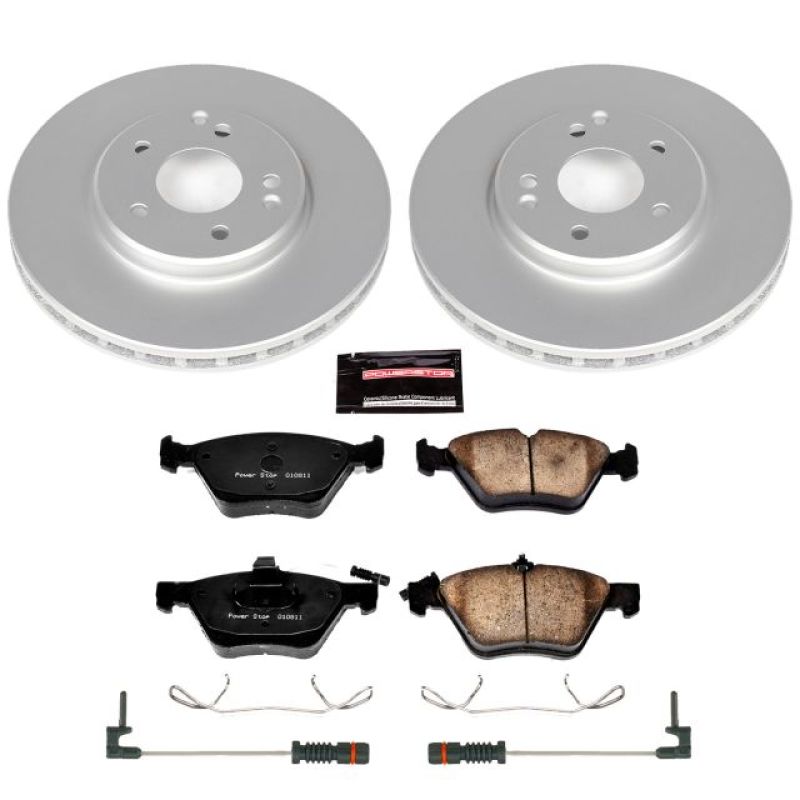 Power Stop 98-02 Mercedes-Benz CLK320 Front Z23 Evolution Sport Coated Brake Kit