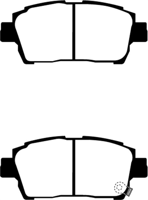 Plaquettes de frein avant EBC 03-07 Scion XA 1.5 Ultimax2