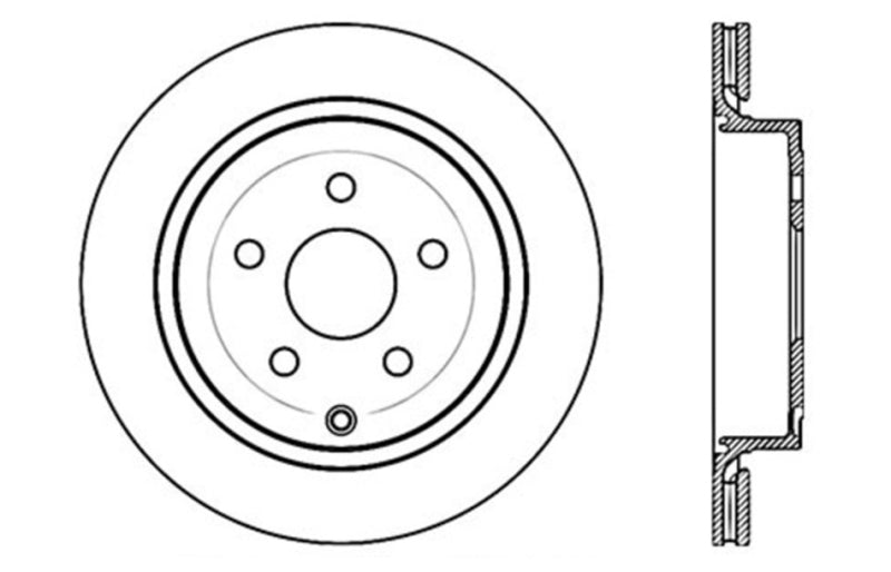 Disque de frein sport fendu et percé StopTech