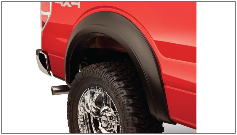 Élargisseurs d'ailes Bushwacker 87-91 Ford Bronco Extend-A-Fender, 2 pièces - Noir