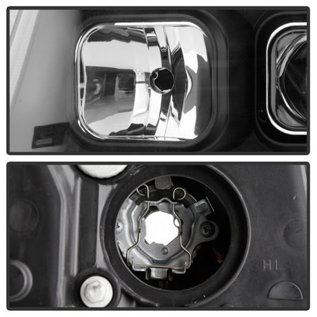 Phares à DEL Spyder Chevy Suburban 1500/2500 07-14 Tahoe 07-14 Noir PRO-YD-CSUB07V2PL-BK