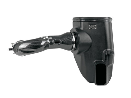 Système d'admission d'air froid en fibre de carbone aFe 19-21 pour camions GM 5,3 L/6,2 L Track Series avec filtres Pro Dry S